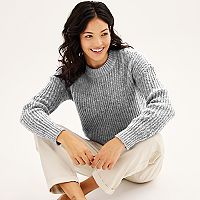Sonoma Goods For Life Chunky Crew Neck Sweater Deals