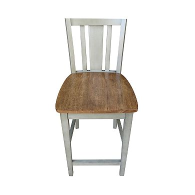 International Concepts San Remo Counter Stool - 24" Seat Height