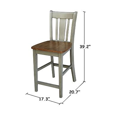 International Concepts San Remo Counter Stool - 24" Seat Height