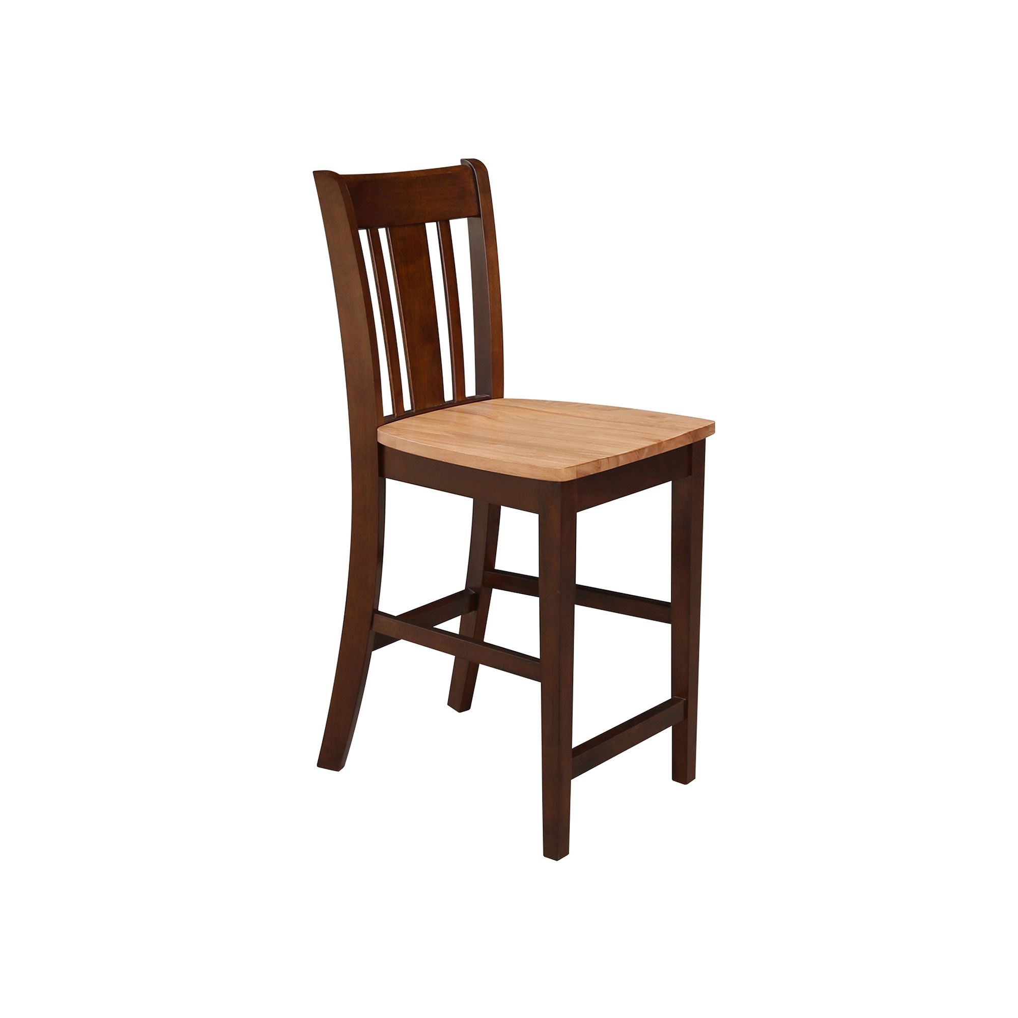 International Concepts San Remo Counter Stool - 24 Seat Height, Red Espr