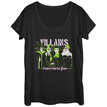 Disney's Villains Juniors' Grunge Group Tee