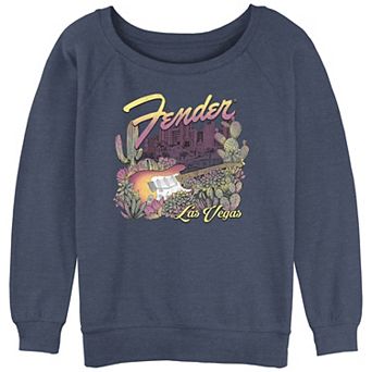 Juniors' Fender Las Vegas Oversized Graphic Sweatshirt