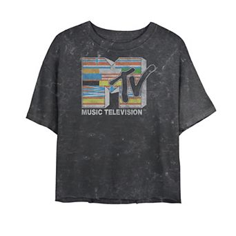 Juniors' MTV Colorful Logo Graphic Tee