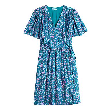 Women's DRAPER JAMES RSVP™ Short Sleeve Wrap Dress