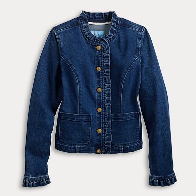 Women's Draper James Ruffle Denim Jacket