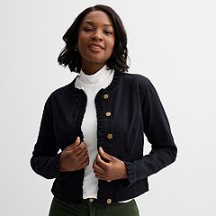 Black Denim Coats Jean Jackets for Any Occasion Kohl s