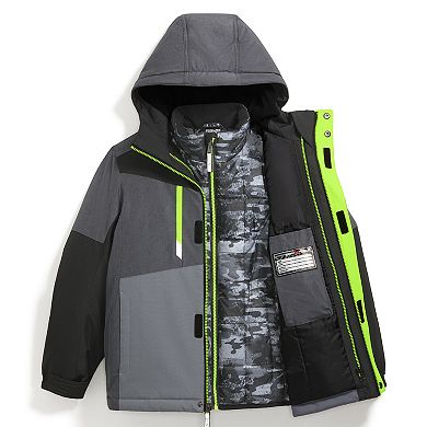 Boys 4-20 ZeroXposur Avenger 3-in-1 Systems Heavyweight Jacket