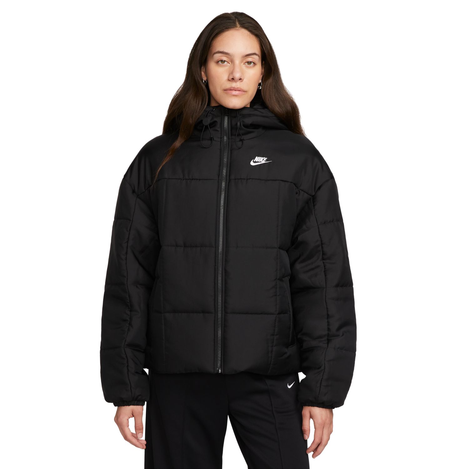 nike womens black coat