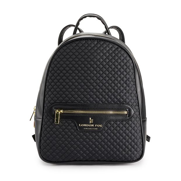 London fog best sale leather backpack