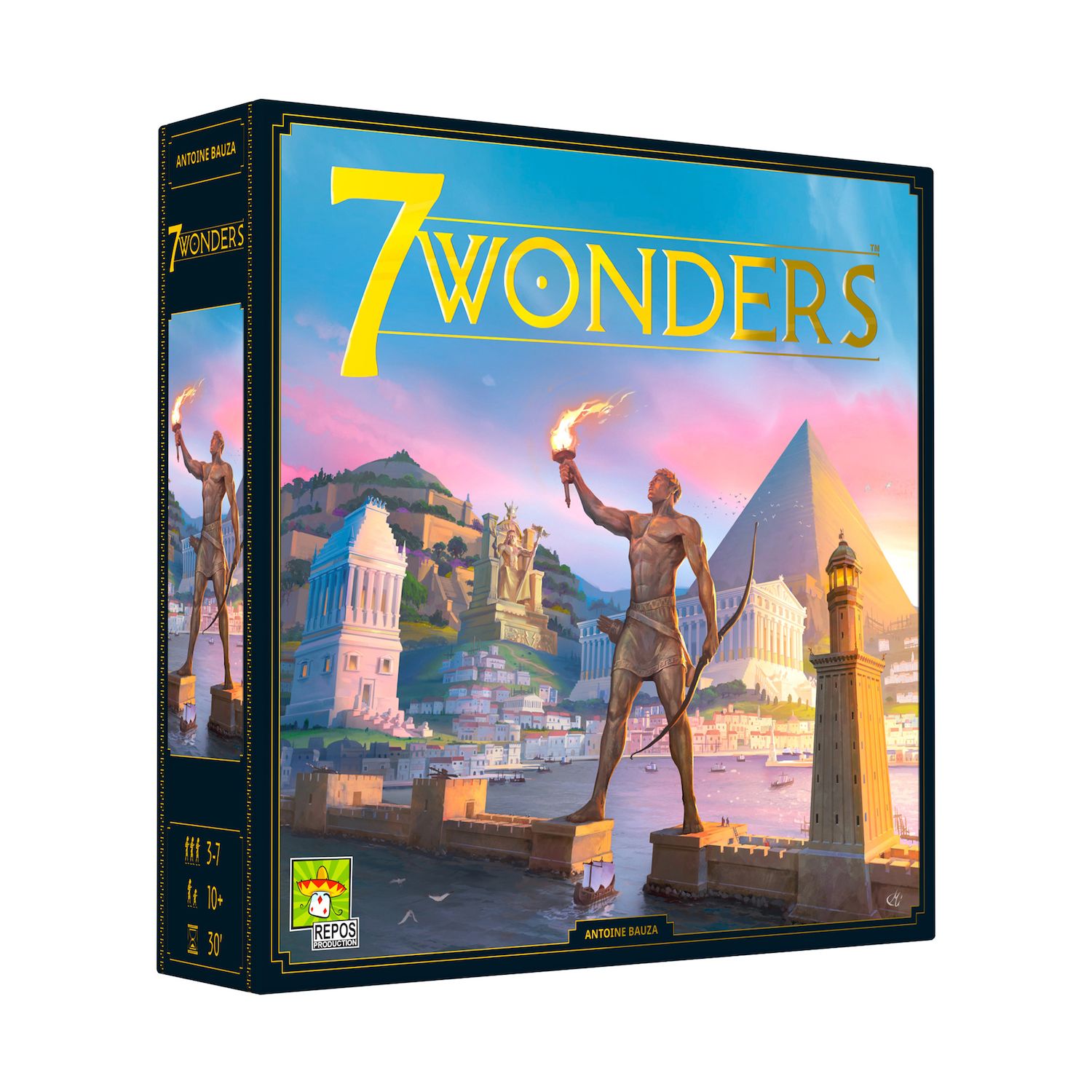 Repos Production 7 Wonders (New Edition) Board Game