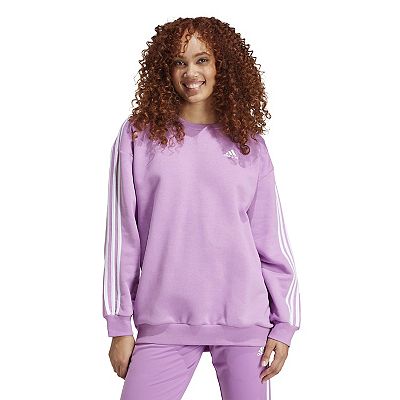 NEW ADIDAS ESSENTIALS 3-STRIPES online WOMEN'S FLEECE SWEATSHIRT