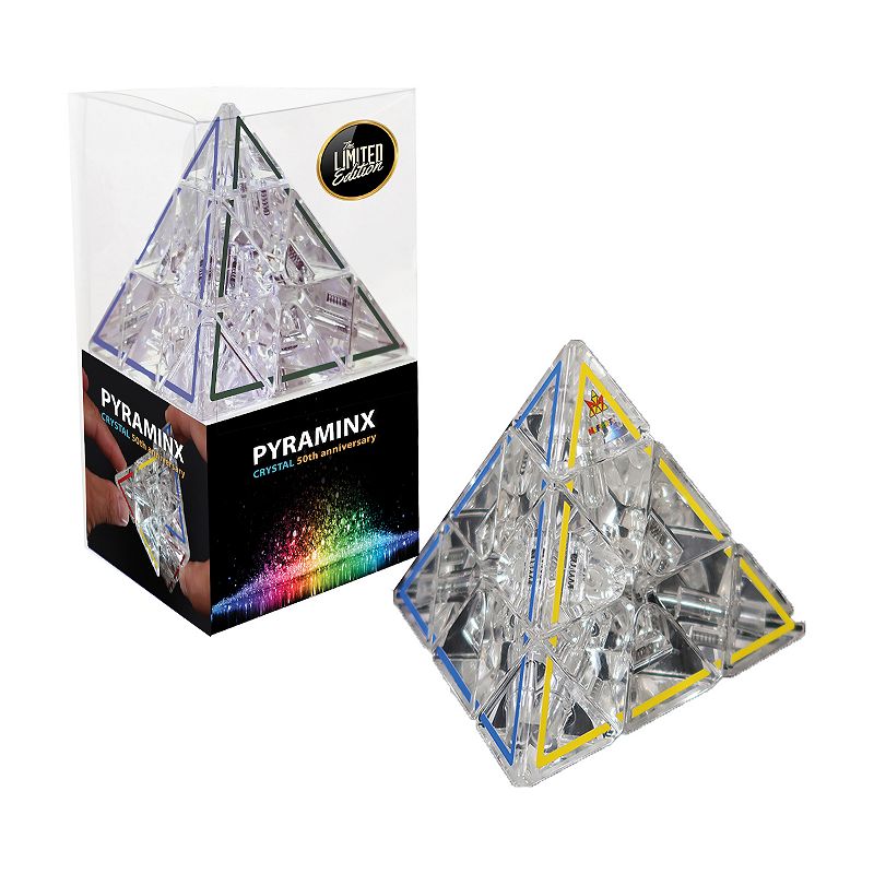 Mefferts Puzzles Pyraminx Crystal: 50th Anniversary Limited Edition Braint