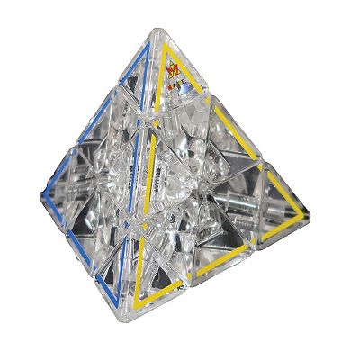 Meffert's Puzzles Pyraminx Crystal: 50th Anniversary Limited Edition Brainteaser Game