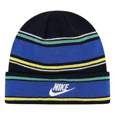 Boys 8-20 Nike Stripe Beanie Hat & Gloves Set