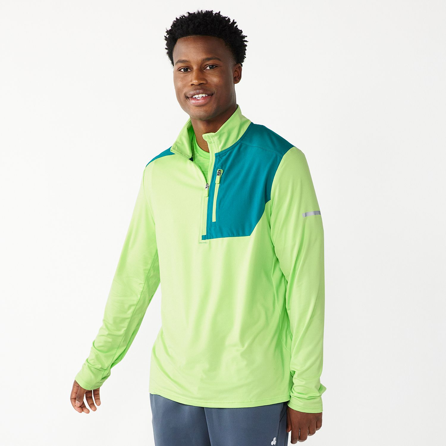 Pull Polaire Tek Gear Unisexe - Taille XL - Bleu - 1/4 Zip Et Poches - Neuf