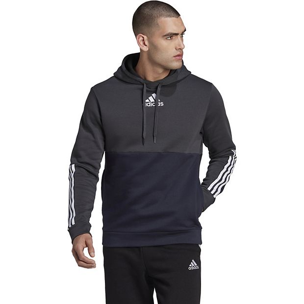 Adidas essentials colorblock online hooded sweatshir