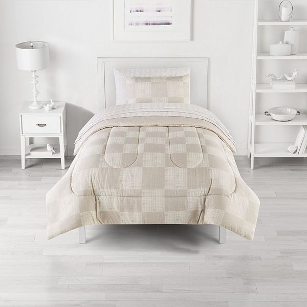 The Big One® Liam Check Reversible Comforter Set with Sheets Size Twin XL