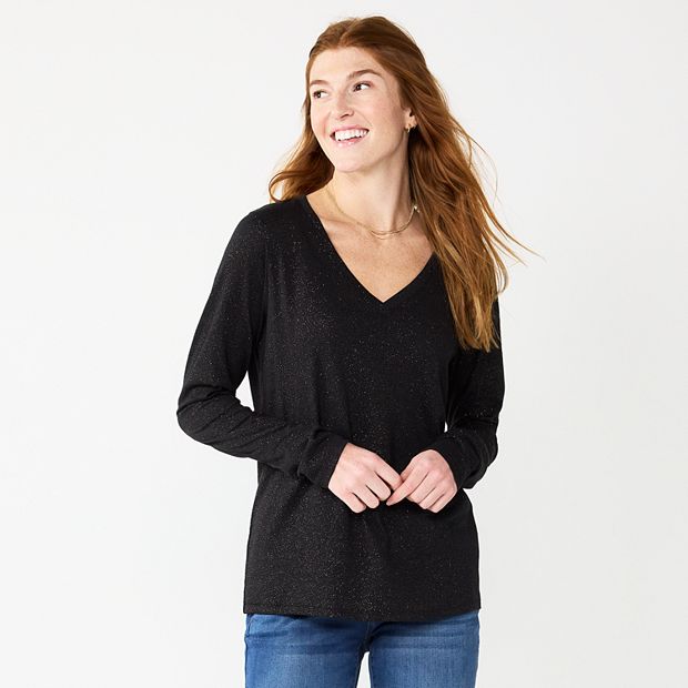 kohls sonoma v neck tee