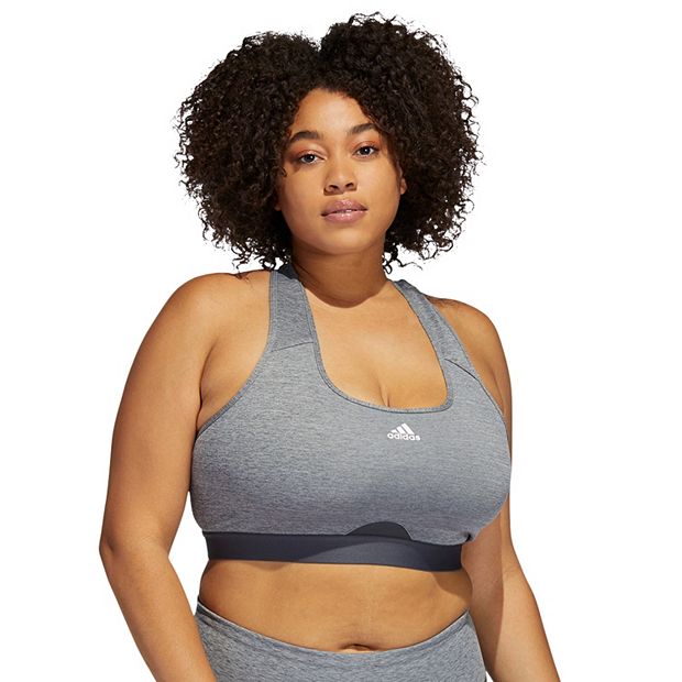 adidas Sports bra POWERREACT TRAINING in white