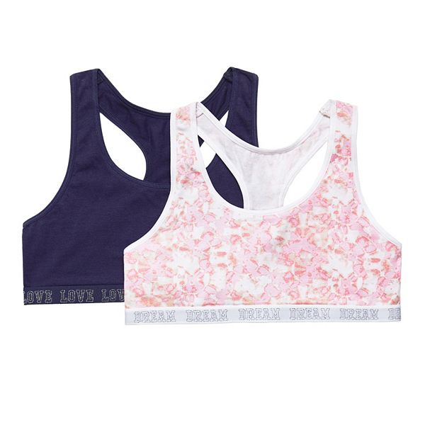 Girls SO® 2-Pack Racerback Sports Bras