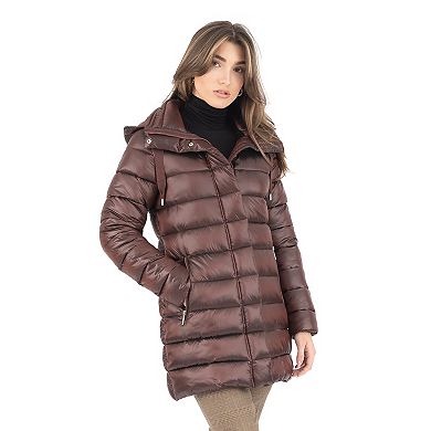 Women's Nine West Lightweight Puffer Jacket