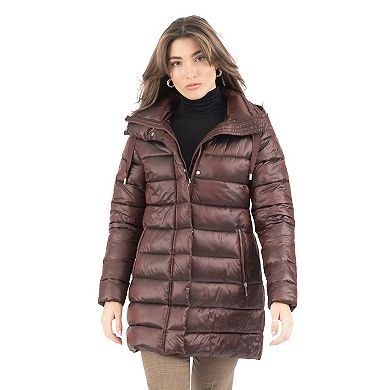 Women's Nine West Lightweight Puffer Jacket