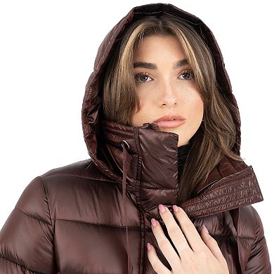 Women's Nine West Lightweight Puffer Jacket