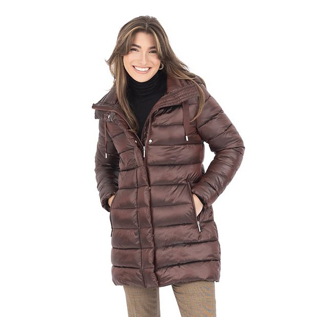 Women s Nine West Lightweight Puffer Jacket