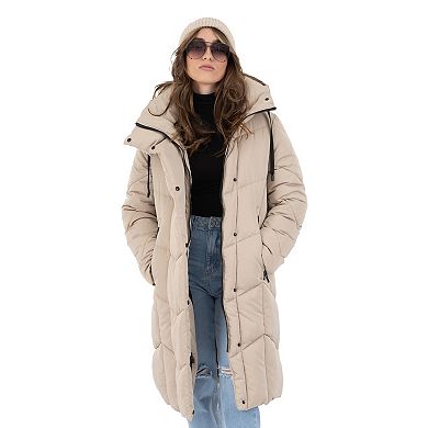 Women's Nine West Duvet Puffer Coat