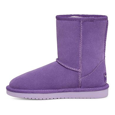 Koolaburra by UGG Girls' Short Suede Winter Boots