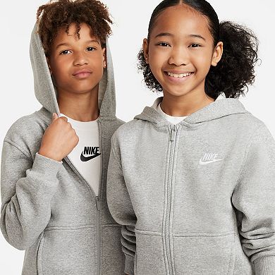 Boys 8-20 Nike Club Fleece Full-Zip Hoodie