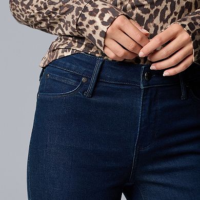 Petite Simply Vera Vera Wang Power Stretch Core Skinny Jeans