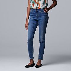 Vera Wang Simply Vera Skinny Ankle Pants Blue - $14 (74% Off Retail) - From  Kaitlyn