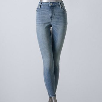 Petite Simply Vera Vera Wang Power Stretch Core Skinny Jeans