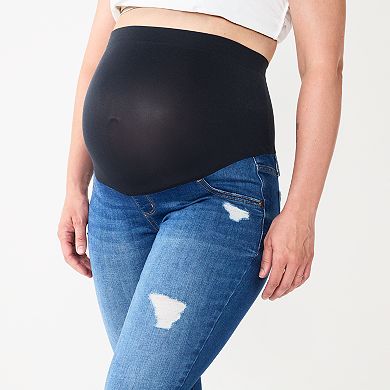 Maternity Sonoma Goods For Life® Over-the-Belly Clean-Hem Jeggings
