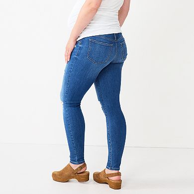 Maternity Sonoma Goods For Life® Over-the-Belly Clean-Hem Jeggings