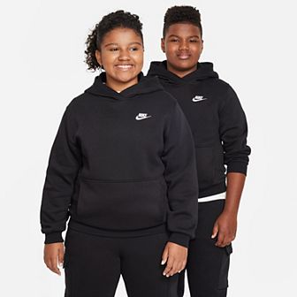 Kids 8-20 Nike Sportswear Club Embroidered Logo Fleece Pullover Hoodie