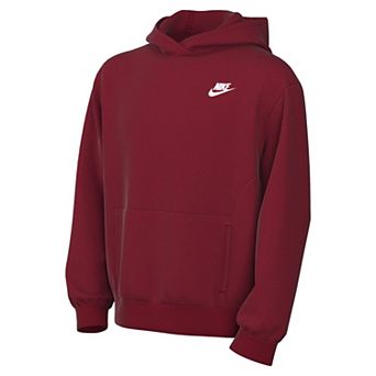 Kids 8-20 Nike Sportswear Club Embroidered Logo Fleece Pullover Hoodie in Regular & Plus
