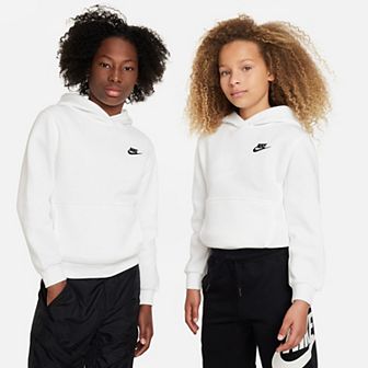 Kids 8-20 Nike Sportswear Club Embroidered Logo Fleece Pullover Hoodie
