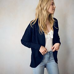 Kohls hot sale navy cardigan