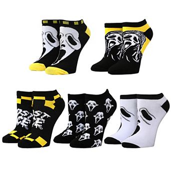 Women's Scream Ghostface 5-Pack Ankle Socks