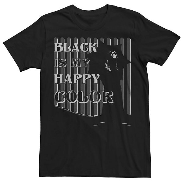 Men's Wednesday Black Is My Happy Color Tee