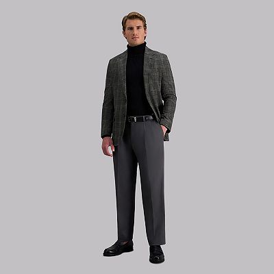 haggar men's premium comfort classic fit pleat front dress pant J.M. Haggar Men's Luxury Comfort Classic-Fit Performance Stretch Casual Pants