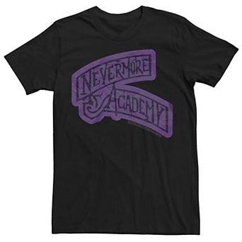Men's Wednesday Nevermore Academy Logo Tee