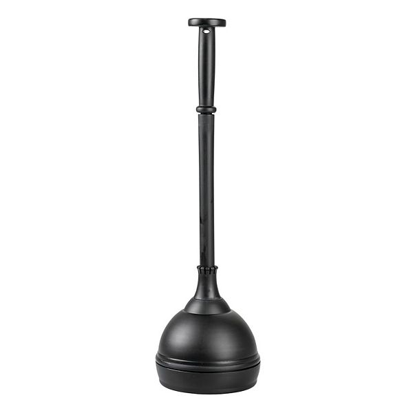 mDesign Plastic Freestanding Lift and Lock Toilet Bowl Plunger/Holder