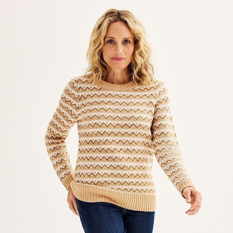 Kohls fair isle clearance sweater