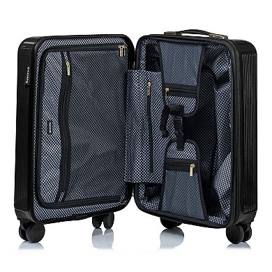 Champs Luxe Collection 3-Piece Hardside Spinner Luggage Set