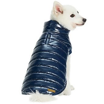 All-weather Quilted Windproof Dog Glossy Puffer Jacket