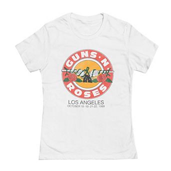 Juniors' GNR Bullet LA 89 Graphic Tee