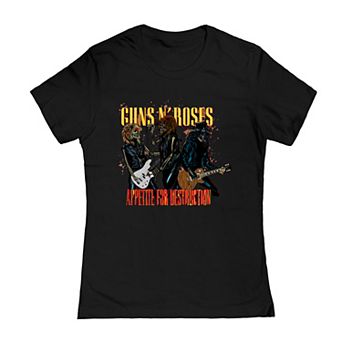 Juniors' GNR Three Skeletons Graphic Tee
